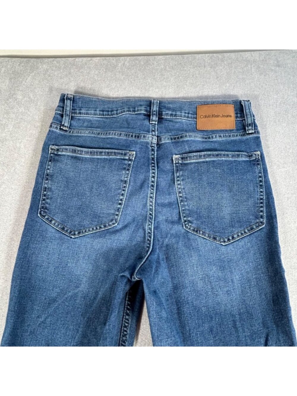 Calvin Klein Bootcut Jeans Women's Size 30 Denim High Rise Stretch Casual Zip - Picture 10 of 11